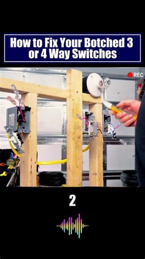 How to Fix Your Botched 3 or 4 Way Switches#hotwire #wire #ElectricalRepair #HomeImprovement #FixItYourself #OutletRepair #Handyman #electrician #viralvideo #ElectricalDIY #fyp #DIY #ForYou #howto #electricalwork #electric #electricaltips #tiptok