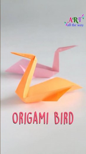 DIY Origami Bird 🐦 | Easy Paper Bird Tutorial for Beginners