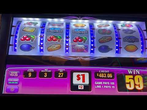 First Time Ever Played Double Diamond Run $18 Spins