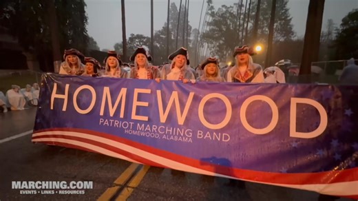 Resilience. Lifelong memories. It’s all on display as the Rose Parade prepares to step off—even with periods of heavy rain. A special shout-out to Homewood High School (AL), which is the first high school band to march after the Marine Band leads the way in today’s parade. Let’s give all the band members extra love today! #RoseParade #BandLife #HappyNewYear | Marching.com