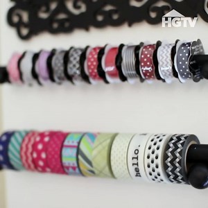 9.1K views · 70 reactions | Organize your craft supplies with this storage system made from a few simple supplies from the hardware and craft store. 10 must-haves to organize your craft room: https://hg.tv/2KnkXDn. | HGTV Home | Facebook