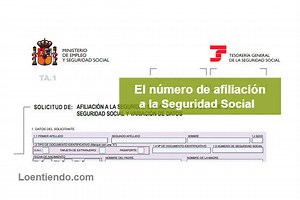 El número de afiliación a la Seguridad Social