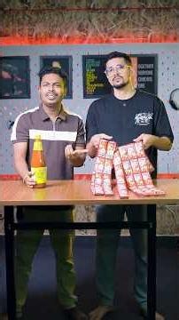 Bottle Vs Pauch Tomato 🍅 Souce Challenge😱#challenge #shorts