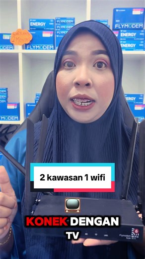 Bandar dan kampung boleh je pakai wifi yang sama, tk perlu buat 2 line.. #wifiportable #kerjadarirumah #wifimudah #flymodem #flymodemr111