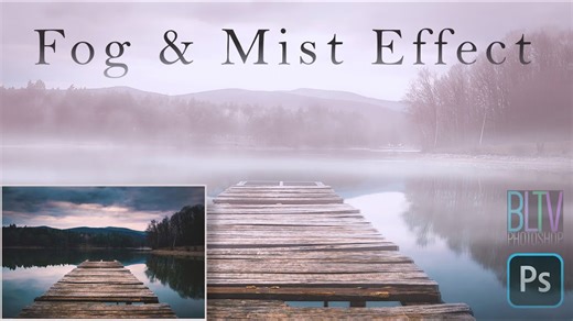 Photoshop: How to create atmospheric fog and mist over water