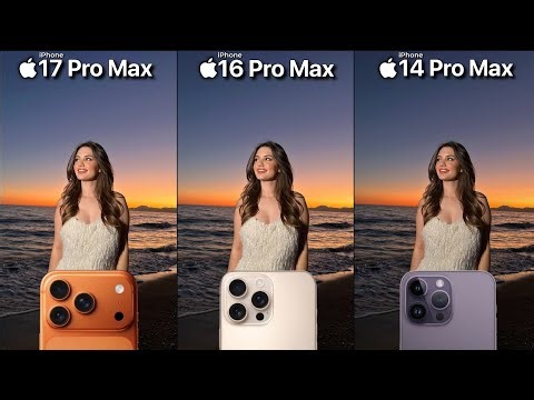 iPhone 17 Pro Max Vs iPhone 16 Pro Max Vs iPhone 14 Pro Max Camera Test Comparison