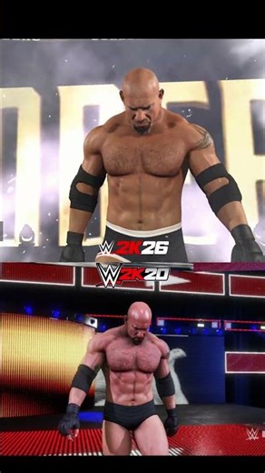 Old vs New Goldberg Entrance | WWE 2K20 vs WWE 2K26 🔥