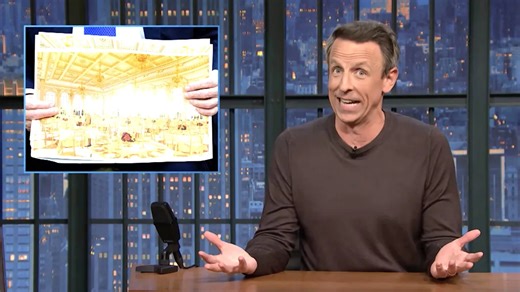 Seth Meyers Exposes Huge Problem With Trump’s Ballroom