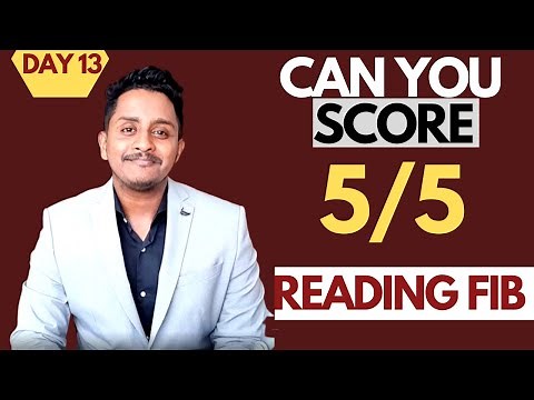 PTE READING tips and tricks| day 13 | Fill in the blanks READING | [100% improvement]