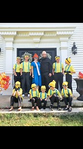 1.6K views · 1.2K reactions | ✨ It’s that time of year again, and we’re SO excited to reveal our family costume… we’re MINIONS! And Gru and Lucy Wilde  This has been a fun family tradition since the beginning of our family, and it just gets better each year! Should we share some of our favorite family costumes from years past? Who else does family costumes for Halloween? We’d love to hear your tradition! ✨ | The Bradley Bunch | Facebook