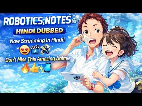 🎬 Season 1 Complete 🔥| Robotics;Notes 🤖⚡😍 | Hindi Dubbed 🇮🇳