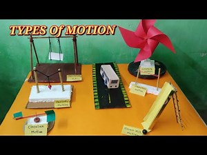 Types of Motion model / Physics working model/types of Motion science exhibition project||