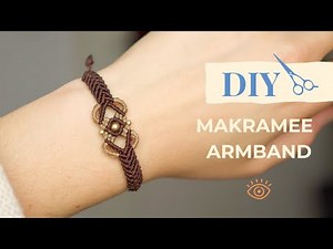 🧶 Macrame bracelet instructions step by step | Easy DIY tutorial