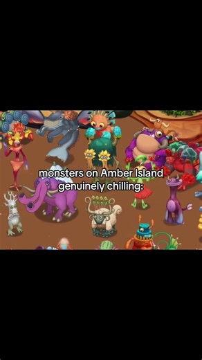 the monsters on Amber Island absolutely chill until Yelmut 😭