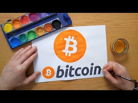 How to draw bitcoin logos