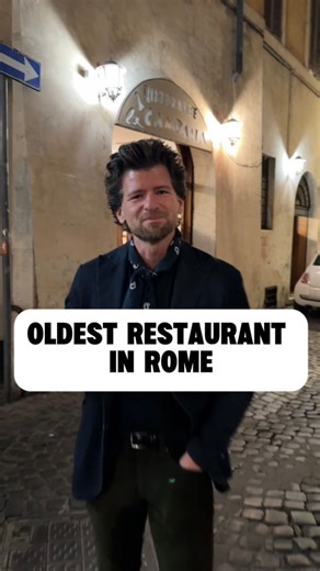 237K views · 4.5K reactions |  The oldest restaurant in Rome, with roots going all the way back to 1518.La Campana has been serving traditional Roman food for over 500 years! It’s old school. It’s classic. And if you’re in Rome, add it to your list of historical landmarks! #italy #rome #italianfood | Giovanni Siracusa | Facebook