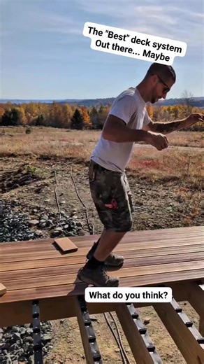 Be step clips are actually pretty cool if you think about it. Because not only does it allow you to install the decking quickly. It also covers the joist to prevent water from penetrating and #tools #howto #shorts #diyprojects #house #construction #sponsored #DIY #ad | Excellent Laborer