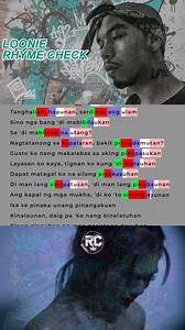 Rhyme Check Loonie - Ganid ft. Ron Henley Hari ng Tugma for a Reason YT: https://www.youtube.com/watch?v=wE69xzIxNHY&list=RDwE69xzIxNHY&start_radio=1 Spotify: https://open.spotify.com/track/7kZDv9CjLXdTVQvIgJ63xQ?si=87d7d375ae144e7f #Loonie #fliptop #rapmusic #fypシ #reelsvideoシ | Rhyme Check
