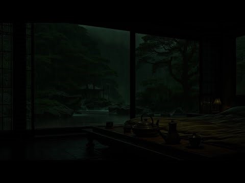 Soothing Garden Rain Sounds 🌧 (No Ads) | Fall Asleep Fast & Relax Deeply