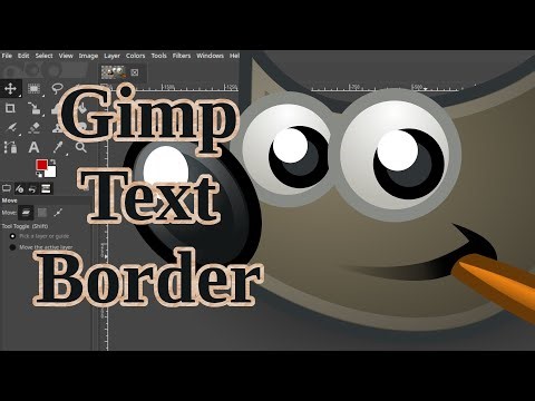 How To: Text Border/Outline in Gimp