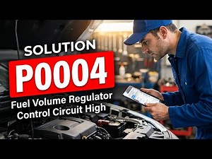 How To Fix P0004 OBD II Error Code - Fuel Volume Regulator Control Circuit High