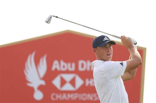 WATCH: Ludvig Aberg makes hole-in-one at the Abu Dhabi HSBC Championship 2025