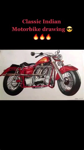 Indian Motorbike drawing #modernmasterart #motorbike #indianmotorcycle #indianmotorcycles #art #drawing #artist #photorealism #artist #artwork #arty
