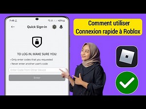 Comment utiliser la connexion rapide sur Roblox Mobile (2024) | Roblox Quick Login