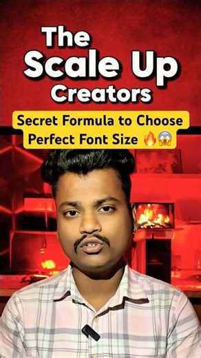 Viral Secret Formula to Choose Perfect Font Size 🔥😨 | Video Editing Tips and Tricks #shorts