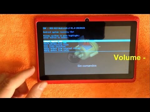 FACTORY RESET to TRION Tablet / HARD RESET to TRION Tablet.