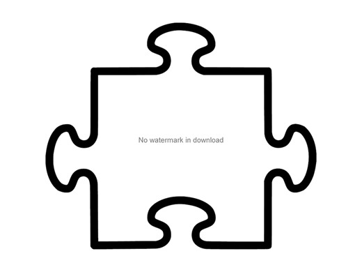 Puzzle Piece Vector SVG DXF PNG Cut Files (digital Download) - Etsy