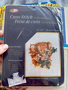Orange Cat Cross Stitch Pattern Book | 1990s Vintage Needlepoint - Etsy Australia