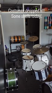 A customer dropped off some shells today for wrap installation services. #precisiondrum #drums #drumwrap #drumrestoration #vintagedrums | Precision Drum Company Inc