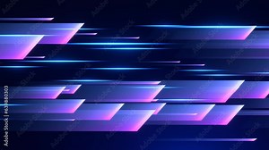 Abstract futuristic background with speed lines in a seamless loop