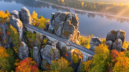 Why build a bridge through these cliffs?