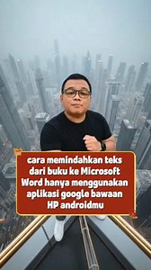 Memindahkan teks dari buku le Microsoft word #tutorial #facebookviral #facebookpro | Usep Saprudin