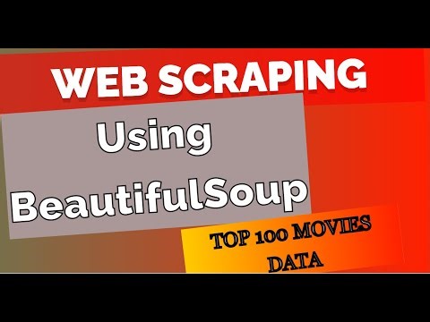Web Scraping Tutorial Using python | BeautifulSoup Tutorial Scrap Top 100 movies data