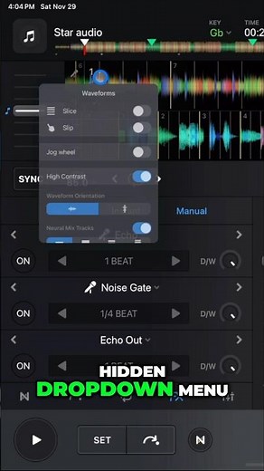 Djay Pro Waveforms: Customize Your DJ Interface #shorts