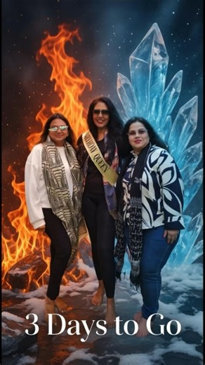 3 Hearts. 2 Elements. 1 Birthday Queen. 👑 FIRE & ICE: 3 Days To Go! 🔥❄️ #countdown #birthday #fypシ