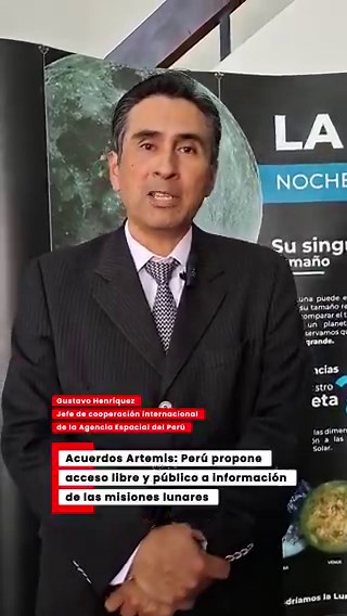 🚀Perú propondrá una base de datos pública y estandarizada sobre misiones a la Luna durante el Taller de los Acuerdos Artemis 2026, que se realizará por primera vez en el país.