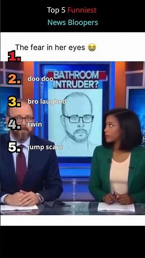 Top 5 Funniest News Bloopers Ever Caught on Live TV 😂📺 #funny