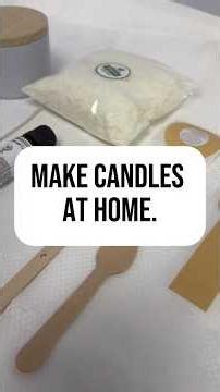 Perfect Beginner Candle Making Kit | Make Luxury Candles at Home #candles #candlemaking #shorts