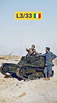 L3/33: Italy's Most Mass-Produced Tank Was Actually a Tankette