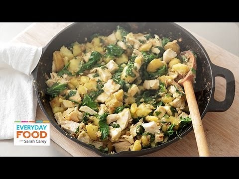 Chicken, Potato, and Spinach Hash - Everyday Food with Sarah Carey