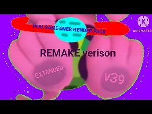 Pou Game over render pack extended v39 remake version