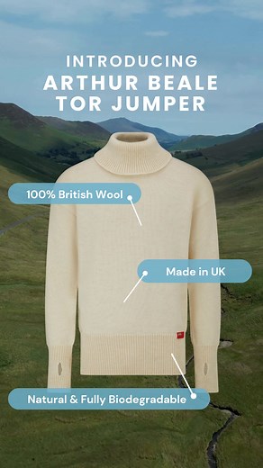 Introducing the new Arthur Beale Oiled Wool Tor Jumper. The classic...