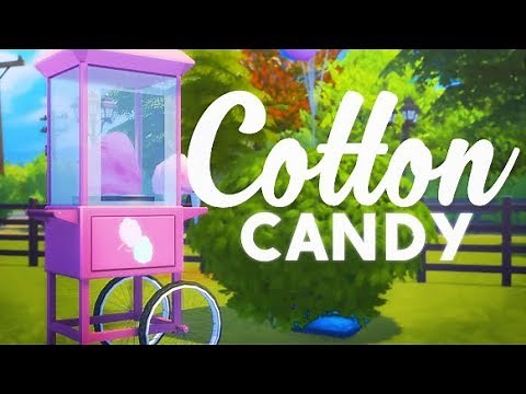 COTTON CANDY MACHINE | THE SIMS 4 // FUCTIONING CUSTOM CONTENT