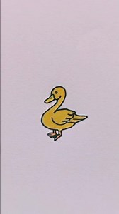 Duck drawing step by step #drawing #art #shorts