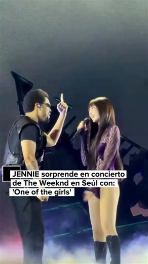 Jennie y The Weeknd en Seúl: sorpresa en “One Of The Girls”