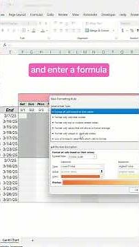 How to create an advanced Gantt Chart in Excel using Scribe!#scribe #excel #spreadsheet